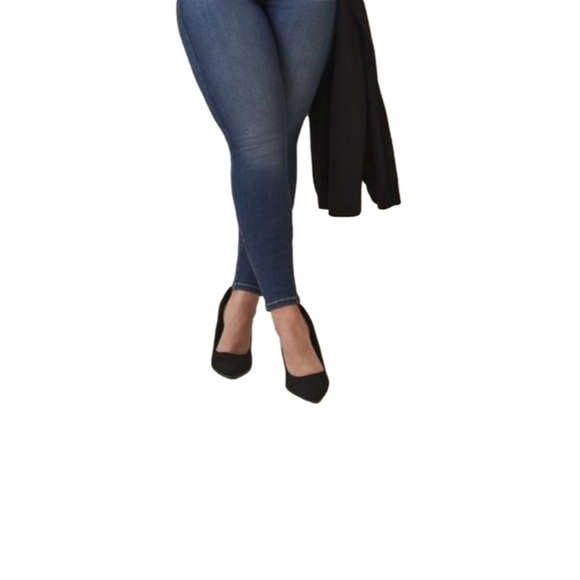Plus Size Torrid Bombshell Skinny 5 Button Fly Jeans Premium Stretch Size 14R - Picture 3 of 13